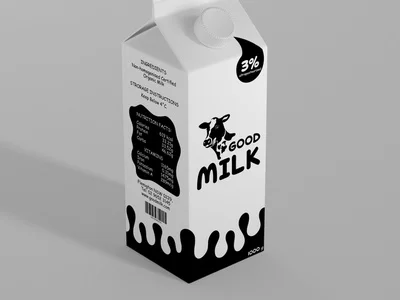 Milkman Slim Milk Logo