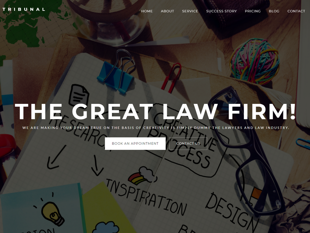TRIBUNAL - Lawyer, Law Firm and Legal Attorney Theme
